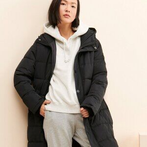 NWT: Free People X Universal Standard Everest Long Hooded Puffer Coat